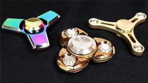 shiny metal fidget spinners