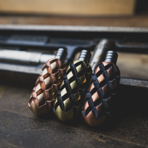 fidget clickers looking like grenades