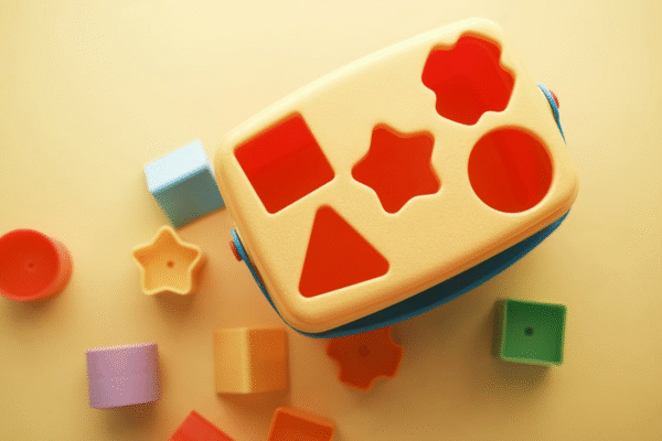 Shape sorter toy for 1 year olds